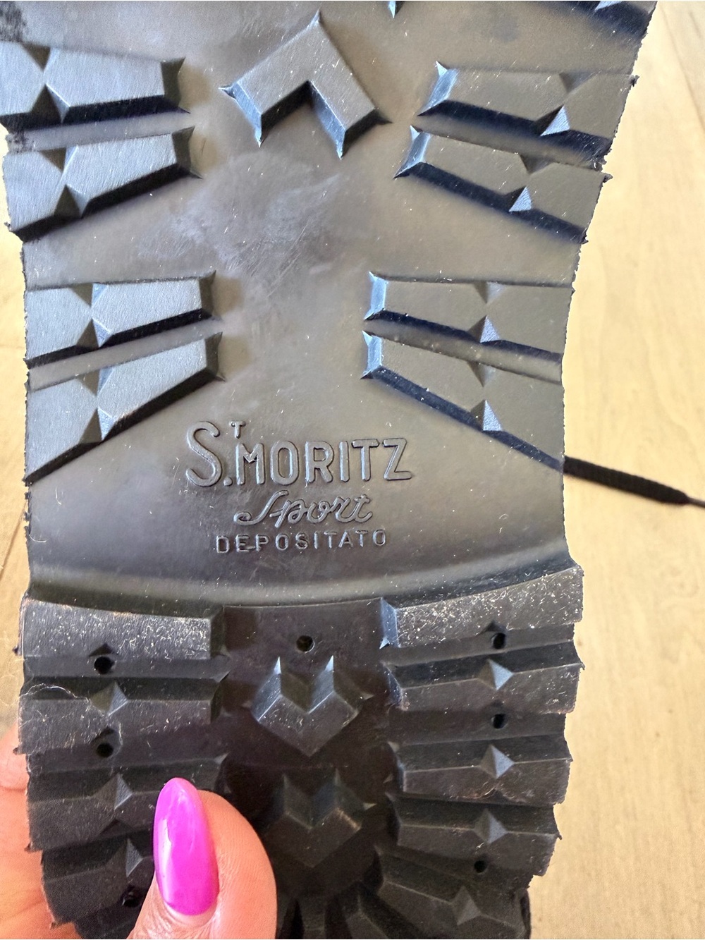 Naked Wolfe Black Leather Lug-Sole Hiking Boots - Picture 3 of 7
